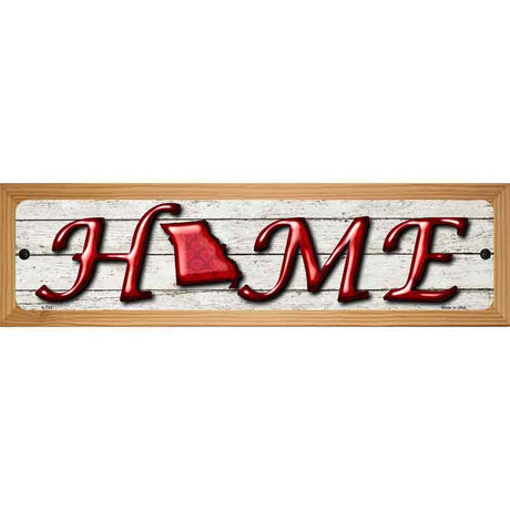 Missouri Home State Outline Novelty Metal Street Sign 19" x 5.5" (WB-K)