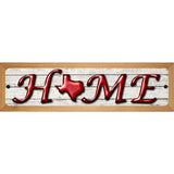 Texas Home State Outline Novelty Metal Street Sign 19" x 5.5" (WB-K)