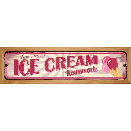 Homeade Ice Cream Novelty Street Sign 19" x 5.5" (WB-K)