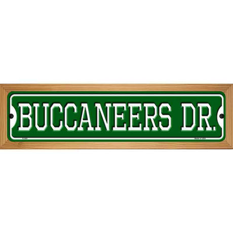 Buccaneers Dr Novelty Metal Street Sign 19" x 5.5" (WB-K)