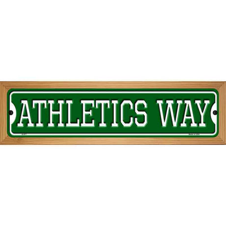 Athletics Way Novelty Metal Street Sign 19" x 5.5" (WB-K)