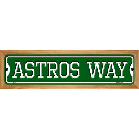 Astros Way Novelty Metal Street Sign 19" x 5.5" (WB-K)