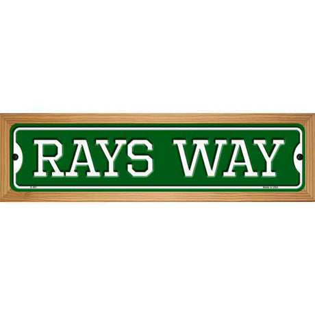 Rays Way Novelty Metal Street Sign 19" x 5.5" (WB-K)