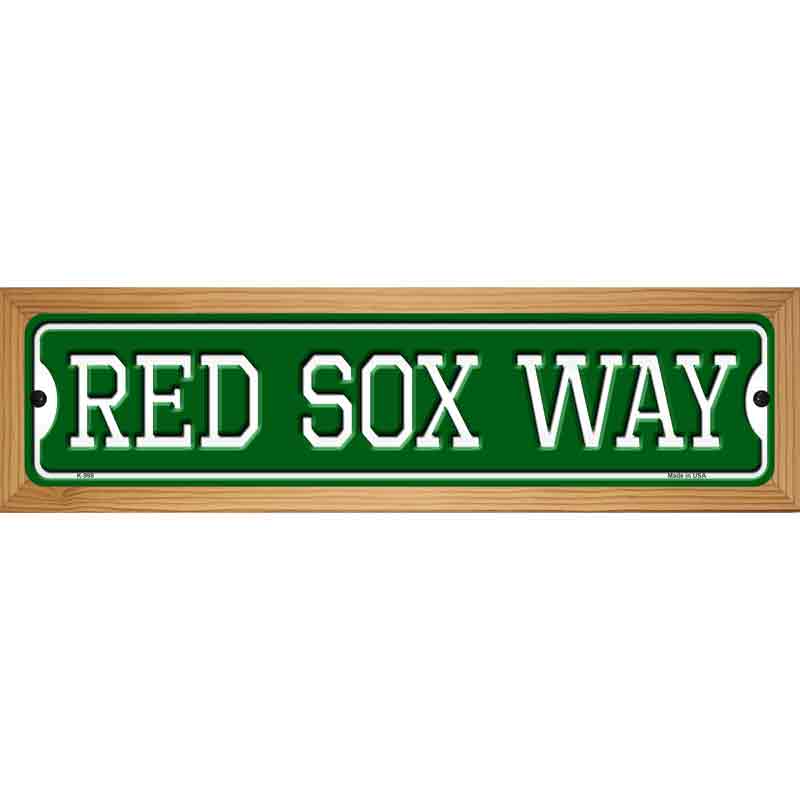 Red Sox Way Novelty Metal Street Sign 19" x 5.5" (WB-K)