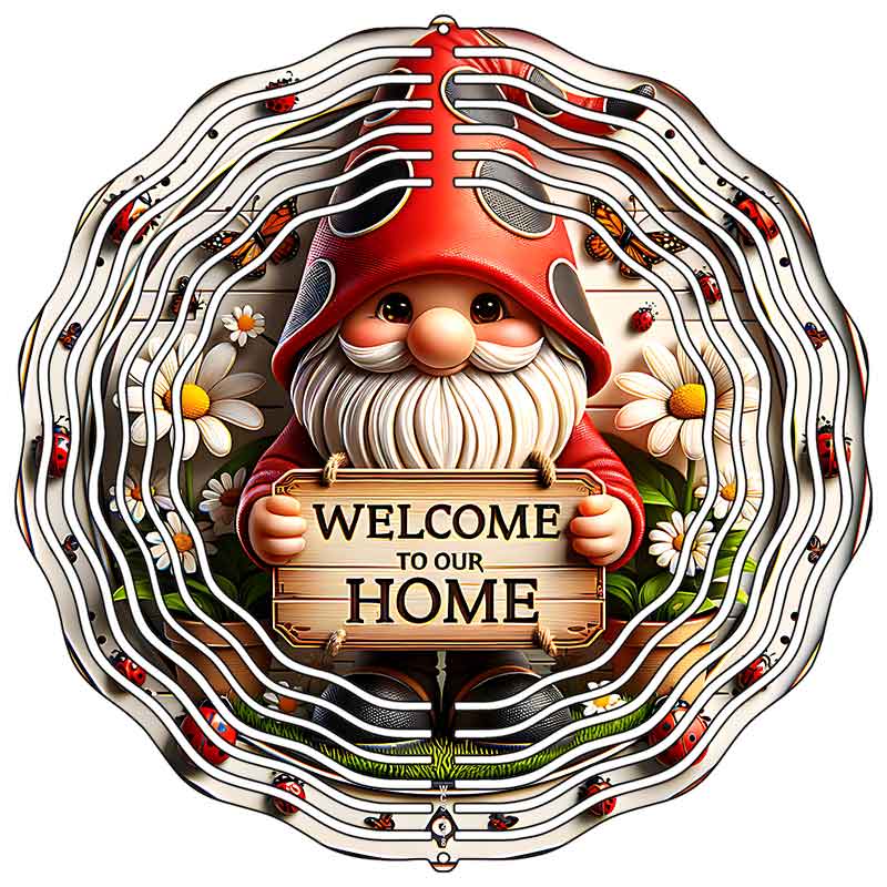 Welcome to our Home Novelty Metal Wind Spinner WCS-218