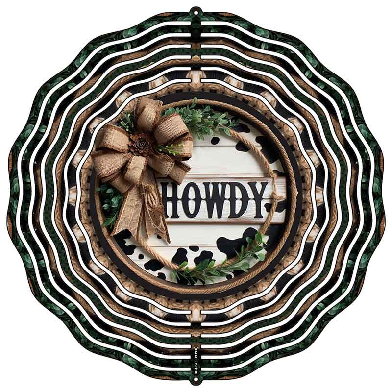 Howdy Novelty Metal Wind Spinner WCS-240