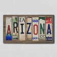 Arizona License Plate Tag Strip Novelty Wood Sign WS-011