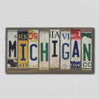 Michigan License Plate Tag Strip Novelty Wood Sign WS-028