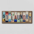 1 Dollar Laundry License Plate Tag Strip Novelty Wood Sign WS-030