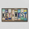 Key West License Plate Tag Strip Novelty Wood Sign WS-044