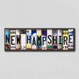 New Hampshire License Plate Tag Strips Novelty Wood Signs WS-179