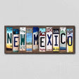 New Mexico License Plate Tag Strips Novelty Wood Signs WS-181