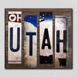 Utah License Plate Tag Strips Novelty Wood Signs WS-194