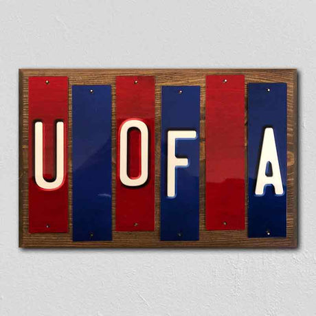 U of A Fun Strips Novelty Wood Signs WS-227