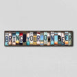 Bring Your Own Beer License Plate Tag Strips Novelty Wood Signs WS-307