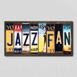 Jazz Fan License Plate Tag Strips Novelty Wood Signs WS-369