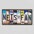 Nets Fan License Plate Tag Strips Novelty Wood Signs WS-383