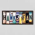 Hawks Fan License Plate Tag Strips Novelty Wood Signs WS-386