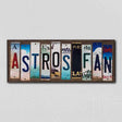 Astros Fan License Plate Tag Strips Novelty Wood Signs WS-399