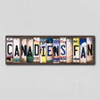 Canadiens Fan License Plate Tag Strips Novelty Wood Signs WS-422