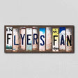 Flyers Fan License Plate Tag Strips Novelty Wood Signs WS-424