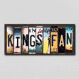 Kings Fan License Plate Tag Strips Novelty Wood Signs WS-433