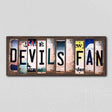 Devils Fan License Plate Tag Strips Novelty Wood Signs WS-435