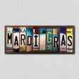 Mardi Gras License Plate Tag Strips Novelty Wood Signs WS-478