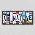 AR Native License Plate Tag Strips Novelty Wood Signs WS-505