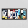 PA Native License Plate Tag Strips Novelty Wood Signs WS-539