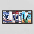 SC Native License Plate Tag Strips Novelty Wood Signs WS-541