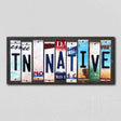 TN Native License Plate Tag Strips Novelty Wood Signs WS-543