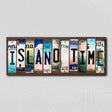 Island Time License Plate Tag Strips Novelty Wood Signs WS-596