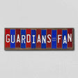 Guardians Fan Team Colors Baseball Fun Strips Novelty Wood Sign WS-605