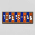 Tigers Fan Team Colors Baseball Fun Strips Novelty Wood Sign WS-613