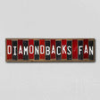 Diamondbacks Fan Team Colors Baseball Fun Strips Novelty Wood Sign WS-623