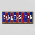 Rangers Fan Team Colors Baseball Fun Strips Novelty Wood Sign WS-641