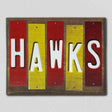 Hawks Team Colors Basketball Fun Strips Novelty Wood Sign WS-660