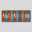 Knicks Fan Team Colors Basketball Fun Strips Novelty Wood Sign WS-665