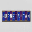 Hornets Fan Team Colors Basketball Fun Strips Novelty Wood Sign WS-673