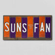 Suns Fan Team Colors Basketball Fun Strips Novelty Wood Sign WS-681