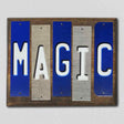 Magic Team Colors Basketball Fun Strips Novelty Wood Sign WS-682