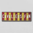 Cavaliers Fan Team Colors Basketball Fun Strips Novelty Wood Sign WS-713