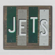 Jets Team Colors Football Fun Strips Novelty Wood Sign WS-720