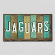 Jaguars Team Colors Football Fun Strips Novelty Wood Sign WS-732