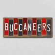 Buccaneers Team Colors Football Fun Strips Novelty Wood Sign WS-748