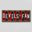 Devils Fan Team Colors Hockey Fun Strips Novelty Wood Sign WS-793