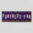 Panthers Fan Team Colors Hockey Fun Strips Novelty Wood Sign WS-801