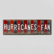 Hurricanes Fan Team Colors Hockey Fun Strips Novelty Wood Sign WS-831