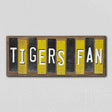 Tigers Fan MO Team Colors College Fun Strips Novelty Wood Sign WS-867